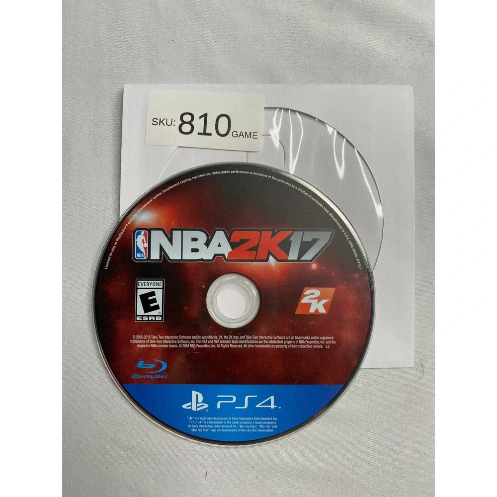 NBA 2K17 Sony PlayStation 4 PS4 Video Game Disc Only